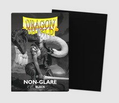 Dragon Shield Non-Glare Sleeves (Standard Size, 100 ct.) - Black Matte